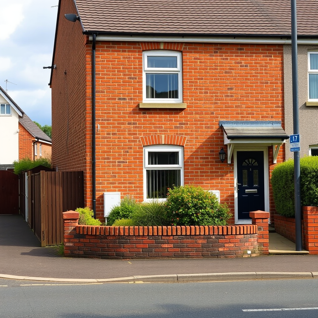Mid-terrace home on market for £170,000